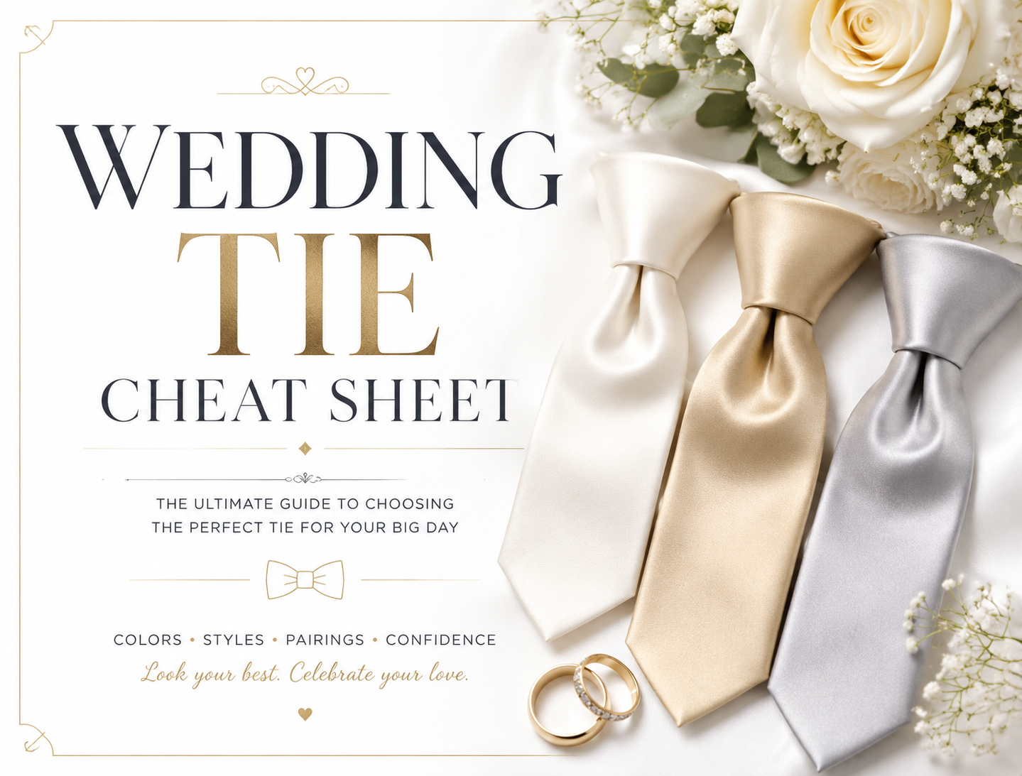 Wedding Tie Cheat Sheet PDF Cover