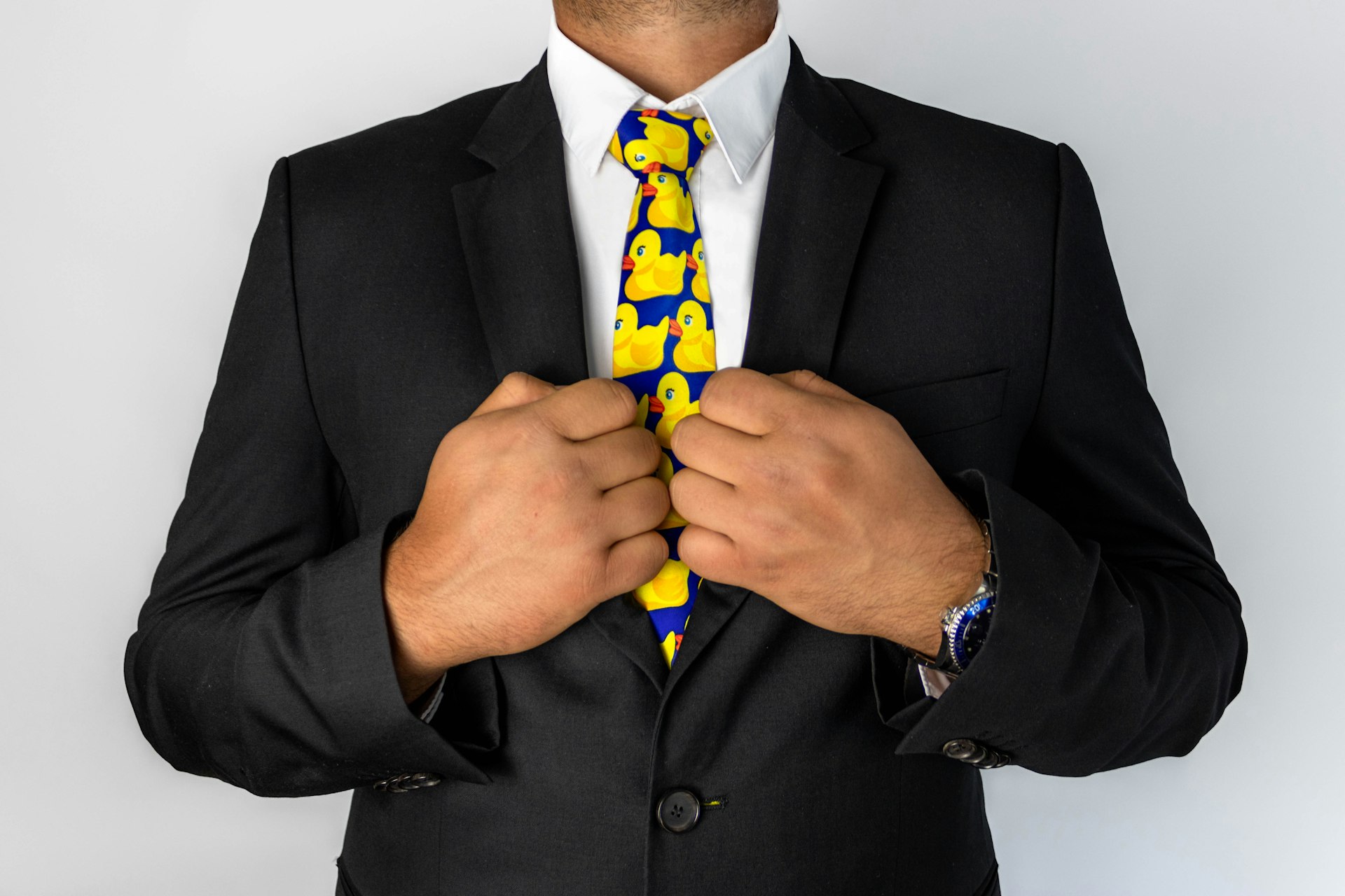 Professional man in business attire